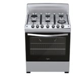 STOVE 30-6-SBRN (4 STANDART/2 X-TRA LARGE-SILVER STAINLESS STEEL COOKTOP-ELECTRONIC IGNITION THERMOSTAT-2 OVEN RACKS EASY CLEAN OVEN- OVEN LIGHT
