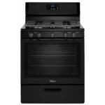 STOVE 30 5 SEALED BURNERS-POWER BURNERS-BLACK